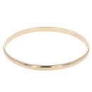 9ct Yellow Gold Plain Bangle