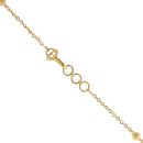 22ct Yellow Gold Beaded Fancy Chain 18"