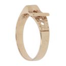 9ct Yellow Gold Patterned Buckle Ring