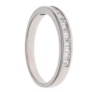 18ct Yellow Gold 0.25ct Baguette Cut Diamond Half Eternity Ring