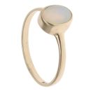 9ct Yellow Gold Opal Solitaire Ring