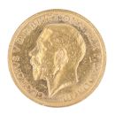 1918 George V Large Head Australia Full Sovereign Coin