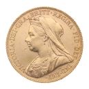 1901 Victoria Old Head UK Full Sovereign Coin