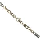 9ct Yellow And White Gold Patterned Fancy Chain 18"