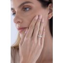 9ct Yellow Gold Diamond 7 Stone Shaped Ring Oval And Emerald Cut G VS And Lab Grown