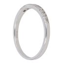 14ct White Gold Cubic Zirconia Half Eternity Ring