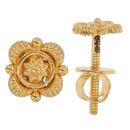 22ct Yellow Gold Flower Stud Earrings