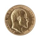 1910 Edward VII Large Head UK Half Sovereign Coin