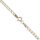 9ct Yellow Gold Twist Patterned Cross Pendant and Chain 24"
