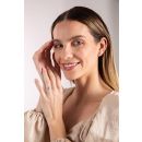 9ct White Gold 1.00ct Emerald Cut Lab Grown Diamond Halo Engagement Ring