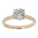 18ct Yellow Gold 1.52ct Diamond Solitaire Ring