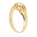 18ct Yellow Gold 0.50ct Diamond Signet Ring
