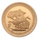 2017 Elizabeth II Fifth Portrait Anniversary UK Full Sovereign Coin