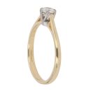 18ct Yellow Gold 0.40ct Brilliant Cut Diamond Solitaire Ring