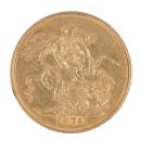 1875 Victoria Young Head Australia Full Sovereign Coin