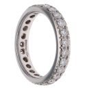 Platinum 1.25ct Brilliant Cut Diamond Eternity Ring