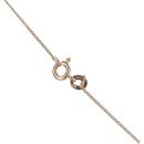 18ct Yellow Gold Created Sapphire Heart Pendant and Chain 16"