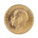 1927 George V Large Head South Africa Full Sovereign Coin