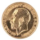 1912 George V Large Head UK Half Sovereign Coin