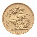 1899 Victoria Old Head Australia Full Sovereign Coin