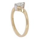 18ct Yellow Gold 0.50ct Marquise Cut Diamond Solitaire Ring