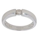 18ct White Gold 0.15ct Brilliant Cut Diamond Solitaire Ring