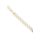9ct Yellow Gold Curb Bracelet 8"
