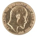 1909 Edward VII Large Head UK Half Sovereign Coin