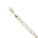 9ct Yellow Gold Curb Bracelet 8"