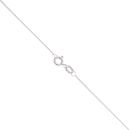 18ct White Gold 0.79ct Brilliant Cut Diamond and Sapphire Pendant and Chain 18"