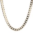 9ct Yellow Gold Curb Chain 22"