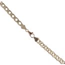 9ct Yellow Gold Double Curb Chain 16"