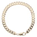 9ct Yellow Gold Curb Bracelet 8.5"