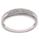 9ct White Gold 0.05ct Brilliant Cut Diamond Eternity Ring