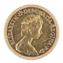 1982 Elizabeth II Half Sovereign Decimal Portrait UK Coin