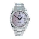 Rolex Custom Datejust Pre Owned Watch Ref 116200