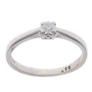 9ct White Gold 0.10ct Diamond Solitaire Ring