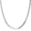 Silver Curb Chain 26"