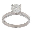 Platinum 1.25ct Brilliant Cut Diamond Solitaire Ring