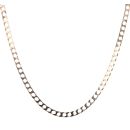 9ct Yellow Gold Square Curb Chain 24"