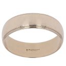 9ct Yellow Gold Millgrain Wedding Band 6.2mm