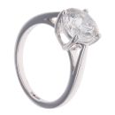 18ct White Gold 3.00ct Brilliant Cut Lab Grown Diamond Solitaire Ring