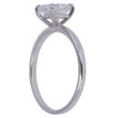Platinum 1.00ct Princess Cut Diamond Solitaire Ring