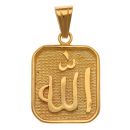 22ct Yellow Gold Allah Pendant