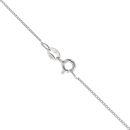 Silver Diamond Cluster Pendant And Chain 18" By Icesia