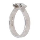 18ct White Gold 0.65ct Princess Cut Diamond Trilogy Ring