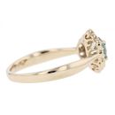 9ct Yellow Gold 0.42cts Diamond And Topaz Ring