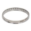 Platinum 0.26ct Brilliant Cut Diamond Half Eternity Ring