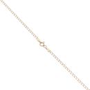 9ct Yellow Gold Square Curb Chain 18"