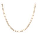 9ct Yellow Gold Curb Chain 18"